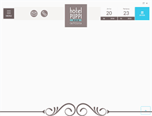 Tablet Screenshot of hotelpuppi.com